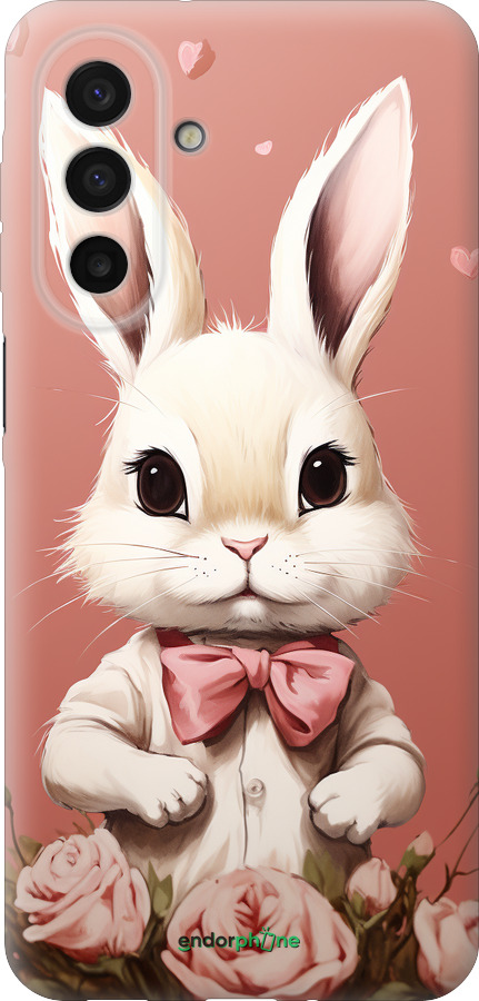 Силиконовый чехол Зайчик для Samsung Galaxy A17 - 5669u-4060 изображение 