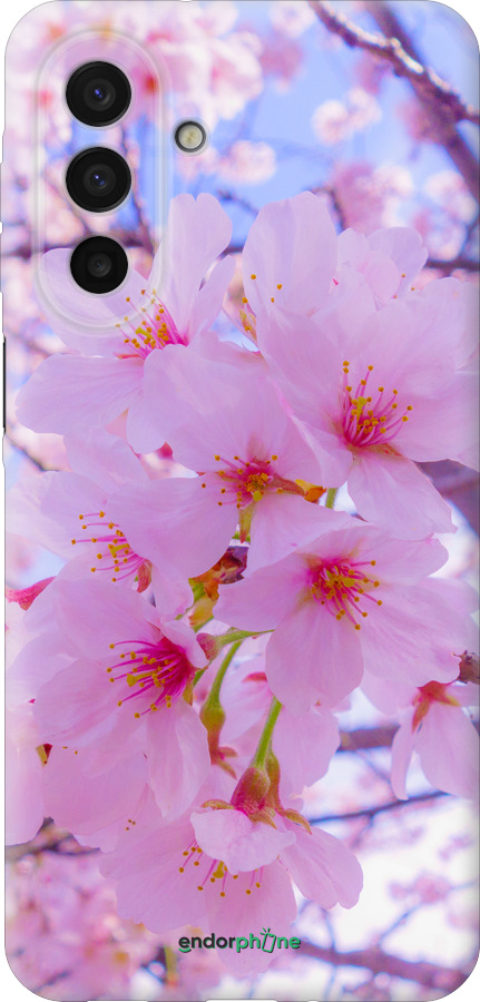 Силиконовый чехол Сакура для Samsung Galaxy A17 - 6029u-4060 изображение 