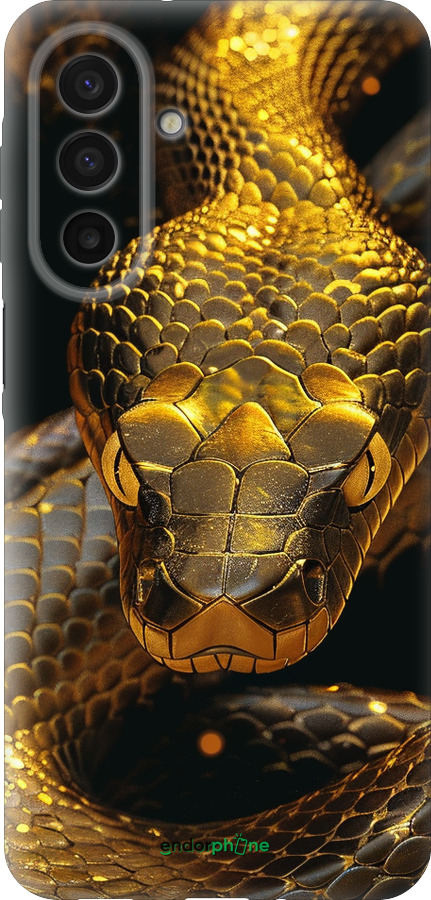 Силиконовый чехол Golden snake для Samsung Galaxy A17 - 6072u-4060 изображение 
