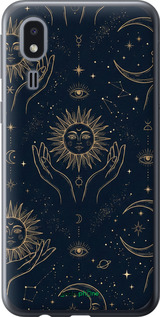 Силіконовий чохол 'Celestial Harmony: Sun & Moon Gold Mystic Pattern' для Samsung Galaxy A2 Core A260F зображення 3