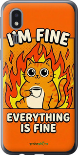 Силиконовый чехол 'Funny Cat' для Samsung Galaxy A2 Core A260F изображение 5