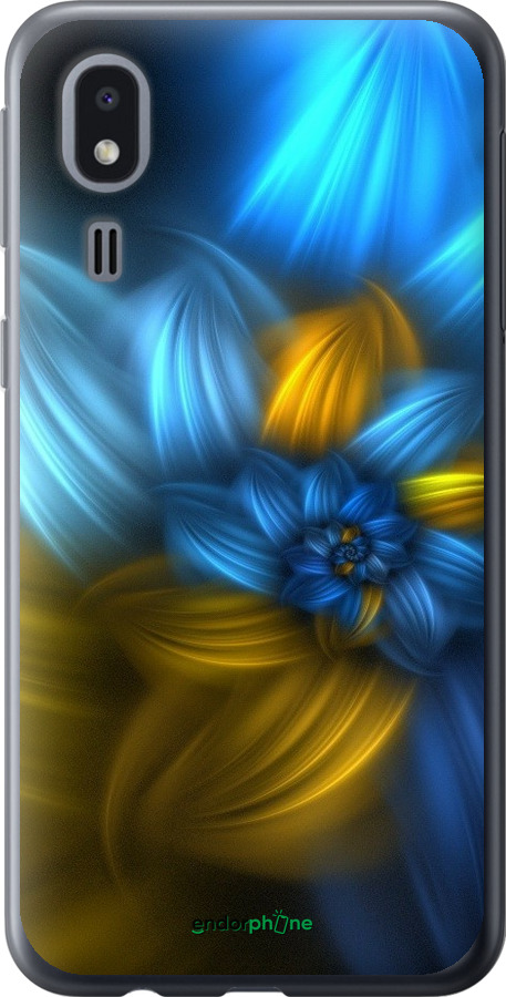 

Силіконовий чохол "Візерунок 46" для Samsung Galaxy A2 Core A260F, Синій