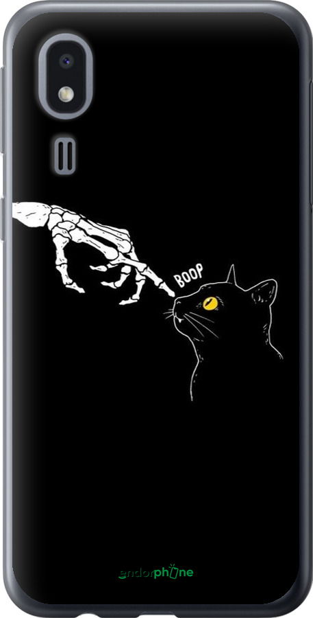 Силіконовий чехол Кішка для Samsung Galaxy A2 Core A260F - 6505u-1683 изображение 