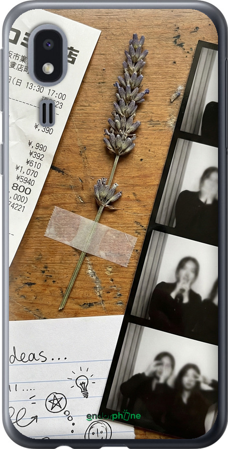 Силиконовый чехол Aesthetic Scrapbook Collage для Samsung Galaxy A2 Core A260F - 6773u-1683 изображение 