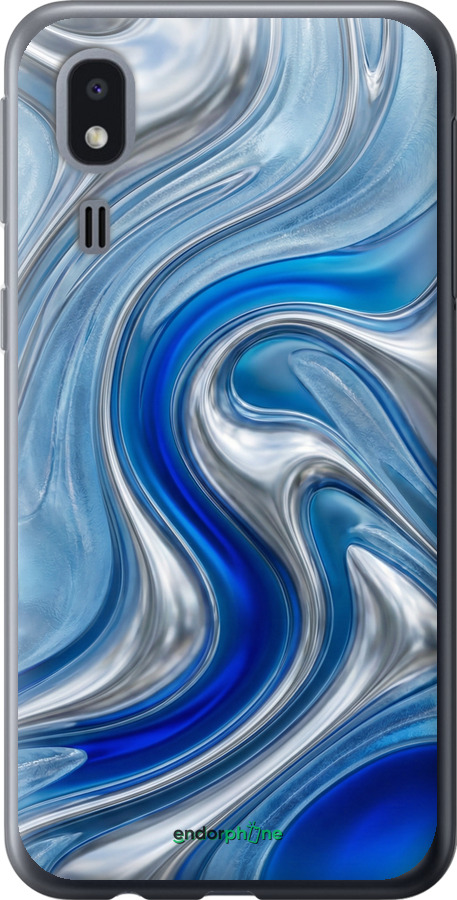 Силиконовый чехол Liquid Chrome для Samsung Galaxy A2 Core A260F - 6781u-1683 изображение 