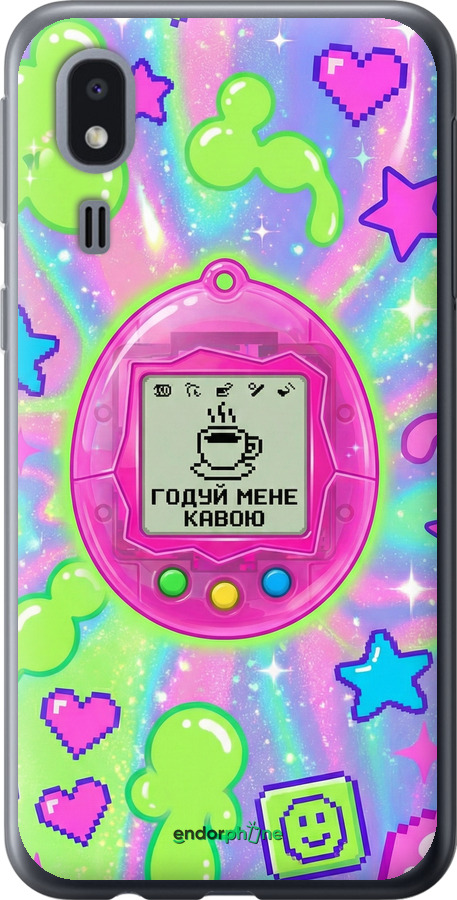 Силиконовый чехол Y2K Aesthetic Retro Pet: Годуй мене кавою для Samsung Galaxy A2 Core A260F - 6784u-1683 изображение 