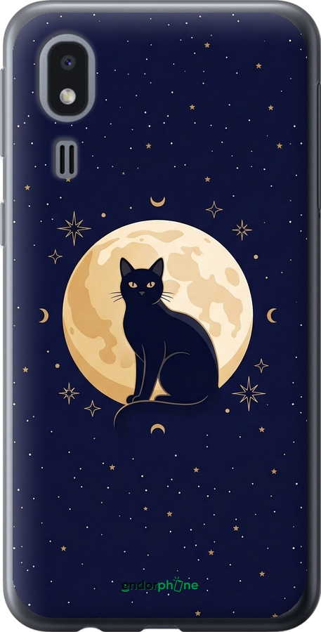 Силиконовый чехол Cute Cat Celestial/Witchy для Samsung Galaxy A2 Core A260F - 6787u-1683 изображение 