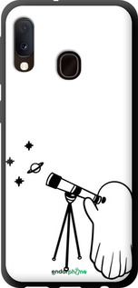 TPU чехол Привидение астроном для Samsung Galaxy A20e A202F - 6444b-1709 изображение 