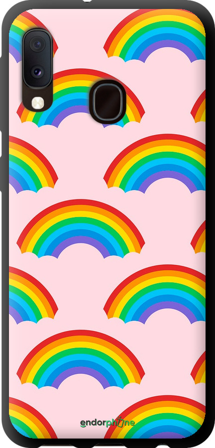 TPU чехол Rainbows для Samsung Galaxy A20e A202F - 4478b-1709 изображение 