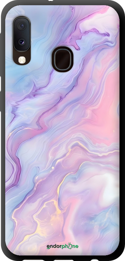 TPU чехол Нежный мрамор для Samsung Galaxy A20e A202F - 6310b-1709 изображение 