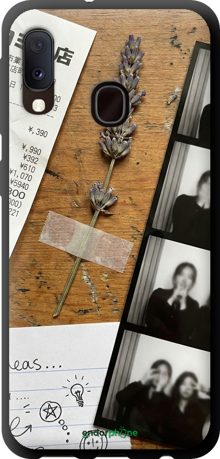 TPU чехол Aesthetic Scrapbook Collage для Samsung Galaxy A20e A202F - 6773b-1709 изображение 