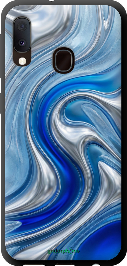 TPU чехол Liquid Chrome для Samsung Galaxy A20e A202F - 6781b-1709 изображение 
