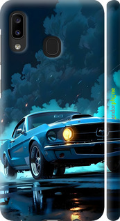 3D пластиковый матовый чехол Форд мустанг для Samsung Galaxy A20e A202F - 6374m-1709 изображение 