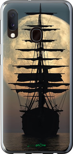 Силиконовый чехол Корабль для Samsung Galaxy A20e A202F - 5998u-1709 изображение 
