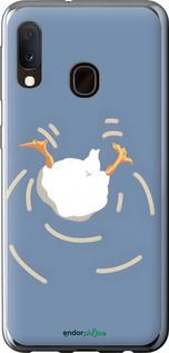 2D пластиковий чехол Гусь ныряет для Samsung Galaxy A20e A202F - 6275t-1709 изображение 
