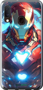 2D пластиковый чехол Железный человек для Samsung Galaxy A20e A202F - 6372t-1709 изображение 