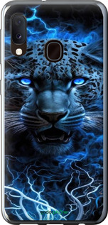 2D пластиковий чехол Крижаний леопард для Samsung Galaxy A20e A202F - 6460t-1709 изображение 
