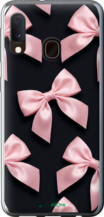 2D пластиковий чехол Coquette Ribbons Dark Coquette для Samsung Galaxy A20e A202F - 6767t-1709 изображение 