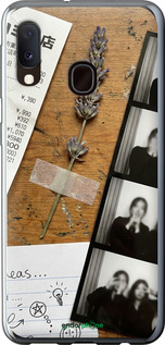 2D пластиковий чехол Aesthetic Scrapbook Collage для Samsung Galaxy A20e A202F - 6773t-1709 изображение 