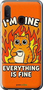 2D пластиковый чехол 'Funny Cat' для Samsung Galaxy A20e A202F изображение 19