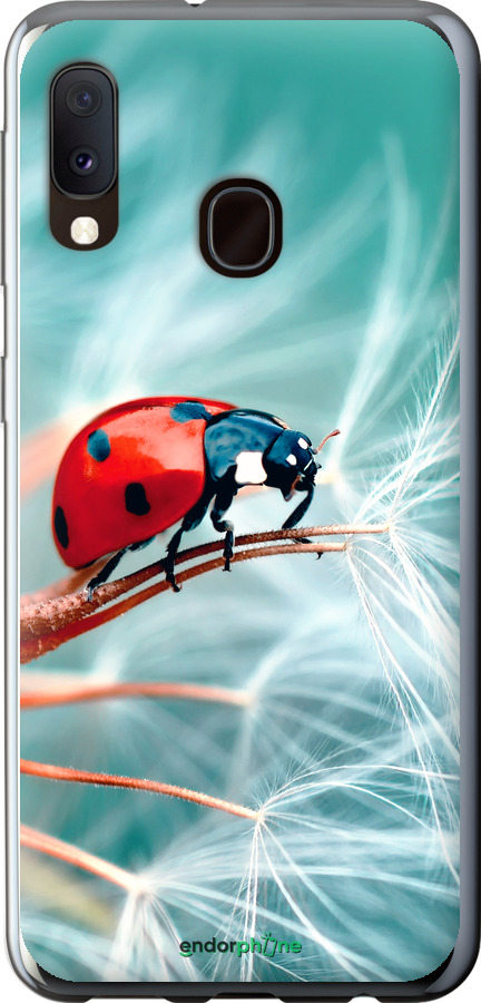 2D пластиковый чехол Божья коровка для Samsung Galaxy A20e A202F - 6049t-1709 изображение 