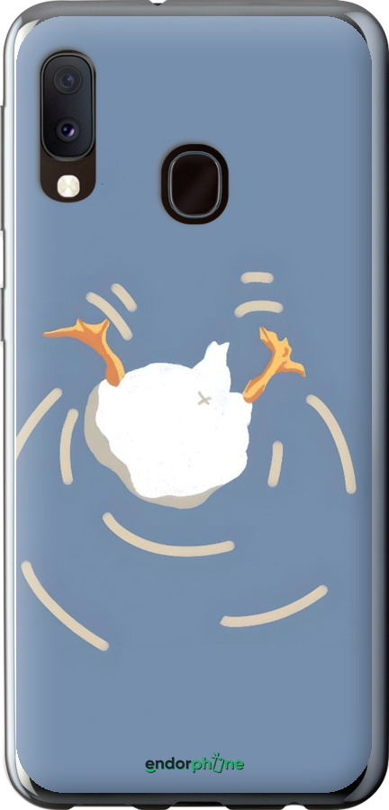 2D пластиковий чехол Гусь ныряет для Samsung Galaxy A20e A202F - 6275t-1709 изображение 