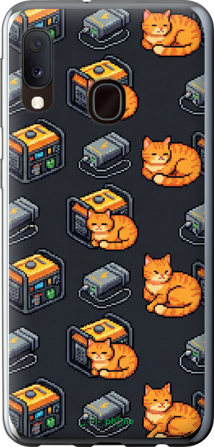 Силиконовый чехол Autonomous Zone для Samsung Galaxy A20e A202F - 6771u-1709 изображение 