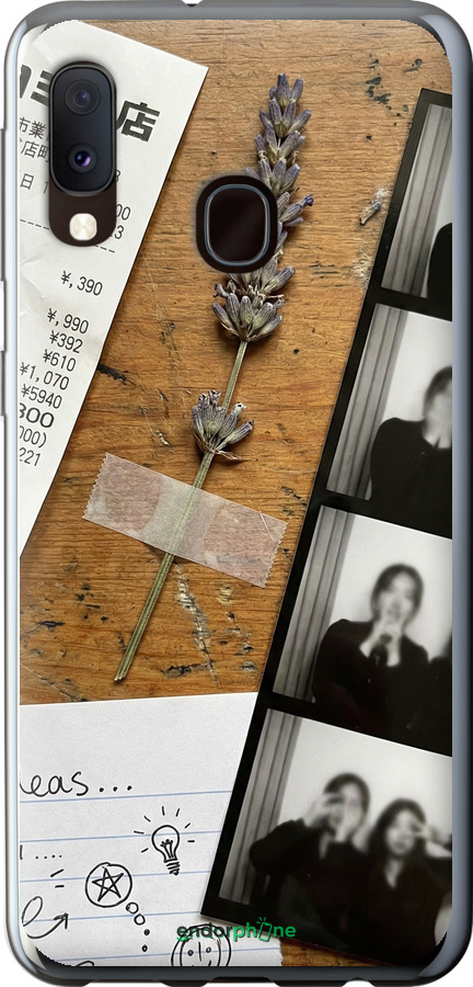 2D пластиковий чехол Aesthetic Scrapbook Collage для Samsung Galaxy A20e A202F - 6773t-1709 изображение 
