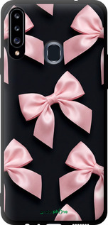 TPU чехол Coquette Ribbons Dark Coquette для Samsung Galaxy A20s A207F - 6767b-1775 изображение 