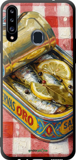 TPU чехол Vintage Sardine Tin Phone для Samsung Galaxy A20s A207F - 6772b-1775 изображение 