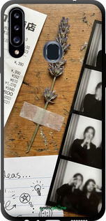 TPU чехол Aesthetic Scrapbook Collage для Samsung Galaxy A20s A207F - 6773b-1775 изображение 