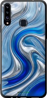 TPU чехол Liquid Chrome для Samsung Galaxy A20s A207F - 6781b-1775 изображение 