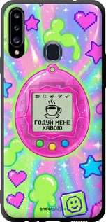 TPU чехол Y2K Aesthetic Retro Pet: Годуй мене кавою для Samsung Galaxy A20s A207F - 6784b-1775 изображение 