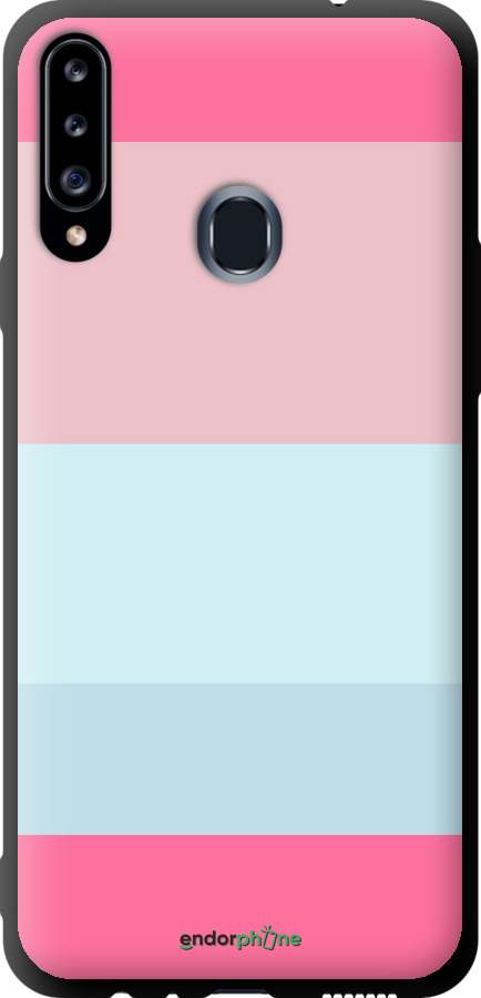 TPU чехол Полосы1 для Samsung Galaxy A20s A207F - 4589b-1775 изображение 
