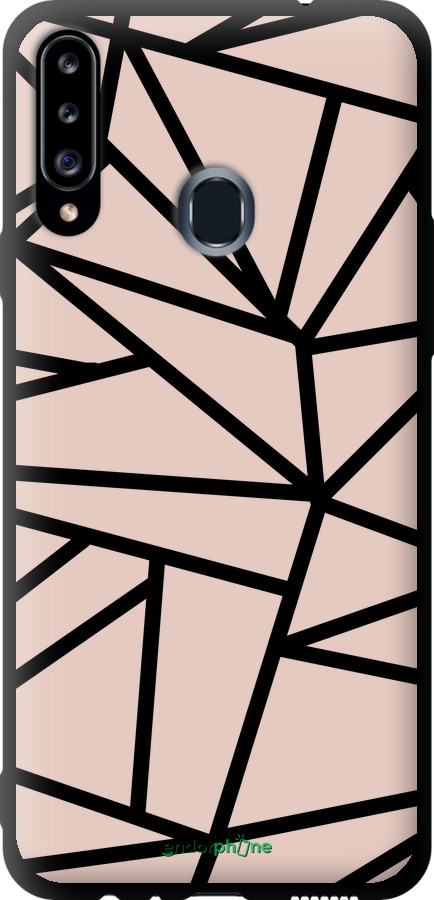 TPU чехол Абстракція 2 для Samsung Galaxy A20s A207F - 4872b-1775 изображение 