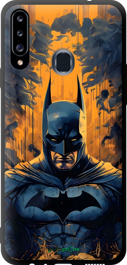 TPU чехол Бетмен для Samsung Galaxy A20s A207F - 6335b-1775 изображение 