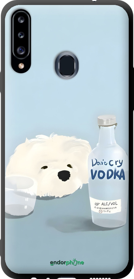 TPU чехол Пес водка для Samsung Galaxy A20s A207F - 6368b-1775 изображение 