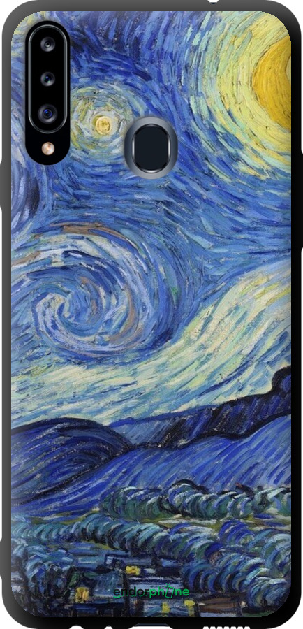 TPU чехол «Зоряна ніч» Вінсента Ван Гога для Samsung Galaxy A20s A207F - 6433b-1775 изображение 