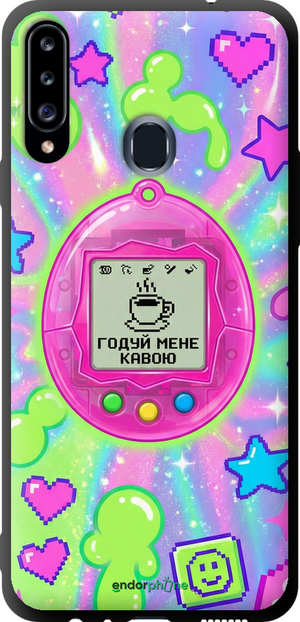 TPU чехол Y2K Aesthetic Retro Pet: Годуй мене кавою для Samsung Galaxy A20s A207F - 6784b-1775 изображение 