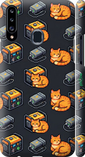 3D пластиковый матовый чехол Autonomous Zone для Samsung Galaxy A20s A207F - 6771m-1775 изображение 