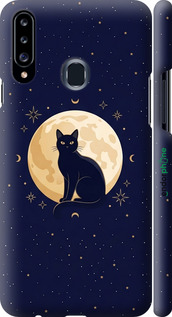 3D пластиковый матовый чехол 'Cute Cat Celestial/Witchy' для Samsung Galaxy A20s A207F изображение 13