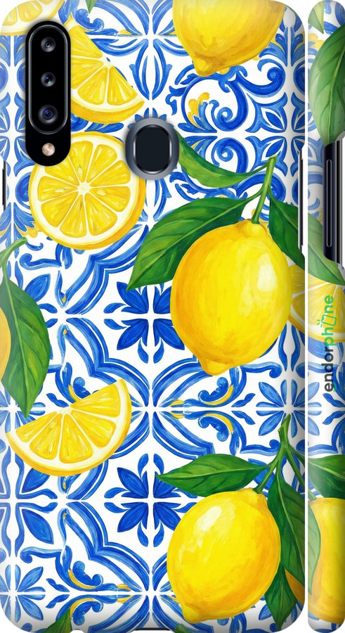 3D пластиковый матовый чехол Grocery Girl Italian Summer для Samsung Galaxy A20s A207F - 6766m-1775 изображение 