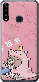 2D пластиковий чехол Том і джеррі 2 для Samsung Galaxy A20s A207F - 6359t-1775 изображение 