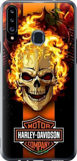 2D пластиковый чехол Харлей девидсон для Samsung Galaxy A20s A207F - 6370t-1775 изображение 