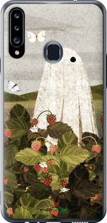 2D пластиковий чехол Полуничні поля та привиди для Samsung Galaxy A20s A207F - 6426t-1775 изображение 