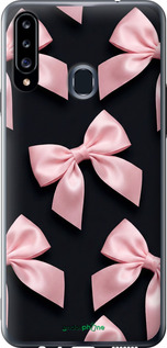 2D пластиковый чехол Coquette Ribbons Dark Coquette для Samsung Galaxy A20s A207F - 6767t-1775 изображение 