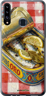 2D пластиковий чехол Vintage Sardine Tin Phone для Samsung Galaxy A20s A207F - 6772t-1775 изображение 