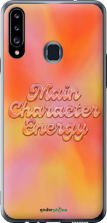 Силиконовый чехол Aura Gradient Main Character Energy Aesthetic Y2K для Samsung Galaxy A20s A207F - 6783u-1775 изображение 