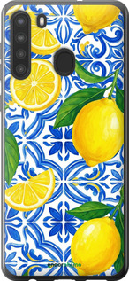 Силиконовый чехол Grocery Girl Italian Summer для Samsung Galaxy A21 - 6766u-1841 изображение 