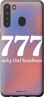 Силиконовый чехол 'Aesthetic Aura Gradient 777 Lucky Energy' для Samsung Galaxy A21 изображение 5